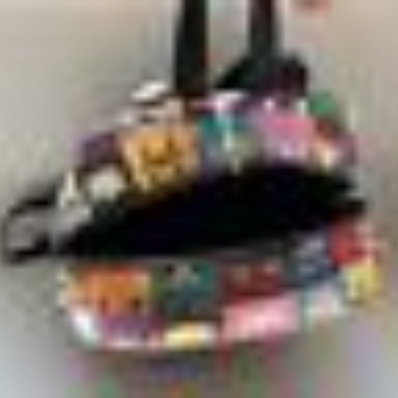 NINTENDO Animal Crossing Multicoloured Cartoon Print Zip Pockets Backpack Bag - Picture 9 of 16